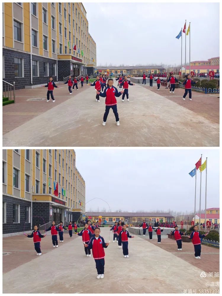 —双辽市种羊场中心小学花样跳绳表演赛活动